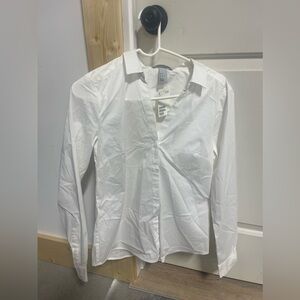 H&M white button up